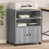 Printer Stand with Wheels Grey Sonoma 60x48x74 cm 840637