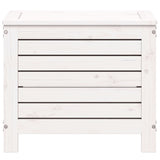 Garden Footstool White Solid Pine Wood Compact Modular 844889