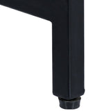 ZNTS Console Table 140x35x76 cm Solid Rough Mango Wood 247815
