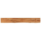 ZNTS Wall Shelf 180x20x3.8 cm Rectangular Solid Wood Acacia Live Edge 370281