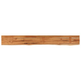 Wall Shelf 180x20x3.8 cm Rectangular Solid Wood Acacia Live Edge 370281