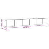 3 Piece TV Cabinet Set Wall-mounted Artisan Oak Engineered Wood 3329204