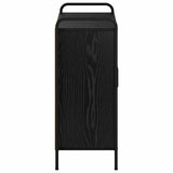 Sideboard Black Oak 73 x 33 x 81 cm Engineered Wood 8013812