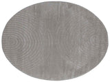 Area Rugs Round GALATI Grey 120 CM Polyester 42022827