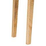 Dinning Table Natural 100 x 35 x 75 cm Solid Mango Wood 4104622