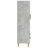 Highboard Concrete Grey 70x31x115 cm Engineered Wood 812568
