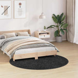 Anti-slip Shaggy Rug Dark grey 160 x 160 cm PP 4019775