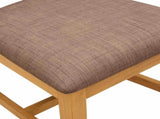 Dining Chair 2 pcs Solid Oak Wood Grey 45 x 54 x 105 cm 42039167