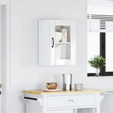 Kitchen Wall Cabinet with Glass Door Lucca High Gloss White 853769