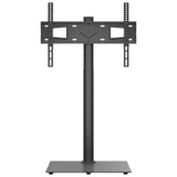 Corner TV Stand 1-Tier for 32-65 Inch Black 379565