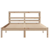 Bed Frame without Mattress 140x190 cm Solid Wood Pine 3305714