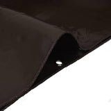 Tarpaulin 650g / m Brown 3 x 4 m Canvas with PVC Coating 42017707
