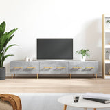 TV Cabinet Concrete Grey 150x36x30 cm Engineered Wood 829144