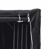 Firewood Rack with Rain Cover 151x40.5x110.5 cm Galvanised Steel 4104940