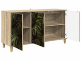Sideboard ELBURG Sonoma 102 x 33 x 75 cm Engineered Wood 8006953