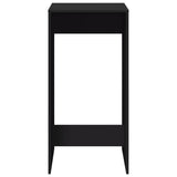 ZNTS Bar Table Black 51x50x103.5 cm Engineered Wood 854419