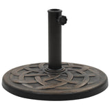 Parasol Base Round Polyresin 19 kg Bronze 45202