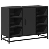 Bathroom Sink Cabinet Black 80x33x60 cm Engineered Wood 849289