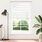 Zebra Blind White 140x200 cm Fabric Width 135.9 cm Polyester 4014789