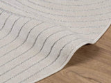 Area Rugs Round PALMERAS Cream 120 CM Polyester 42022580
