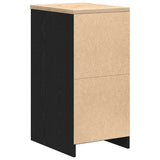 Garage Storage Cabinet Black 40x51x85 cm Solid Wood Pine 860563