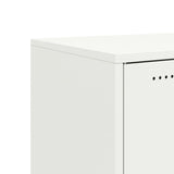 Sideboard White 68x39x72 cm Steel 846661