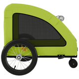 Pet Bike Trailer Green Oxford Fabric and Iron 93983
