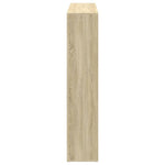 Book Cabinet Sonoma Oak 137.5x29x137.5 cm Engineered Wood 3310291