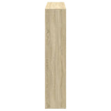 Book Cabinet Sonoma Oak 137.5x29x137.5 cm Engineered Wood 3310291