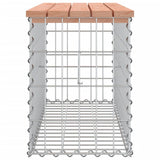 Garden Bench Gabion Design 83x31.5x42 cm Solid Wood Douglas 834348