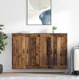 Wall-mounted Cabinet 2 pcs Old Wood 69.5 x 34 x 90 cm 3415558