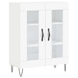 Highboard White 69.5x34x180 cm Engineered Wood 3189309