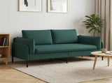 2-Seater Sofa Dark Green 188 x 81 x 89 cm Fabric 42048604