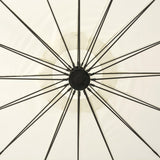 Parasol Sand white Aluminium, Polyester 3 m diameter 47220