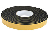 Self-adhesive Foam Tape 10 pcs Black 30mm x 5m CR Foam 42024095