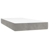 Pocket Spring Bed Mattress Medium Light Grey 100x203x20 cm Twin XL 347867