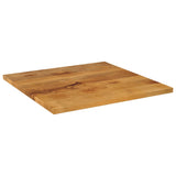 Table Top 80x80x2.5 cm Square Solid Wood Mango 371610