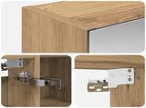 Bathroom Mirror Cabinet Artisian Oak 80 x 14.5 x 70 cm 889110