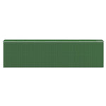 ZNTS Garden Shed Green 192x772x223 cm Galvanised Steel 3147434