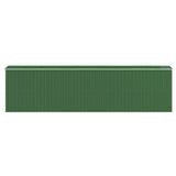 ZNTS Garden Shed Green 192x772x223 cm Galvanised Steel 3147434