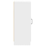 Sideboard High Gloss White 33 x 34.5 x 87 cm Engineered Wood 895749