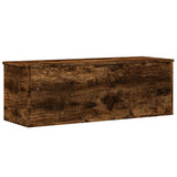 Storage Box Smoked Oak 102x35x35 cm Engineered Wood 840692