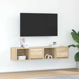 TV Cabinets 2 pcs Sonoma Oak 60x31x25.5 cm Engineered Wood 861441