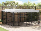 Outdoor Dog Kennel with Roof 300x300x210 cm 170895