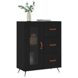 Sideboard Black 69.5x34x90 cm Engineered Wood 828013