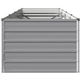 Raised Garden Bed Grey 320 x 80 x 55 cm cold-rolled steel 8006420