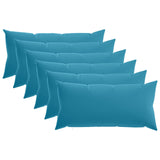 Cushion with Pillow HEERLEN 6 pcs Light Blue Polyester 925436