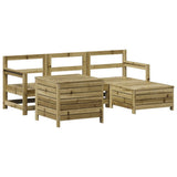 5 Piece Garden Sofa Set Impregnated Wood Pine 3250507