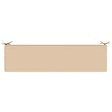 2-Piece Bench Cushions SOEST 2 pcs 100% Polyester Cream 949915