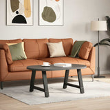 Coffee Table Legs A-Shaped 2 pcs Black 70x cm Steel 4012840